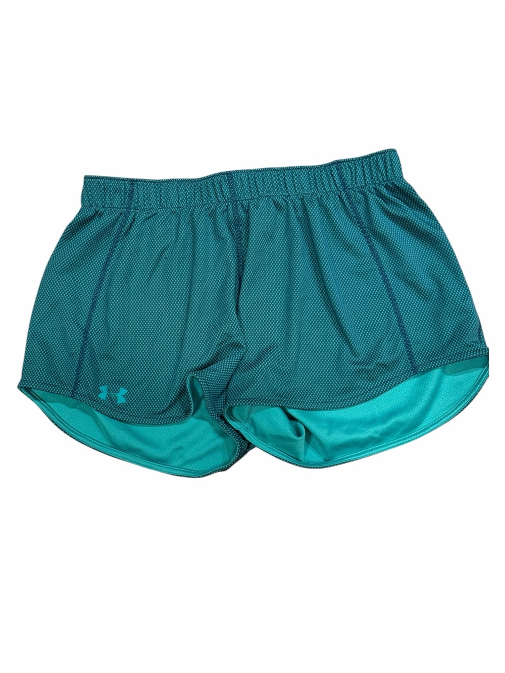Under Armour Women's Teal Two-Tone Athletic Shorts